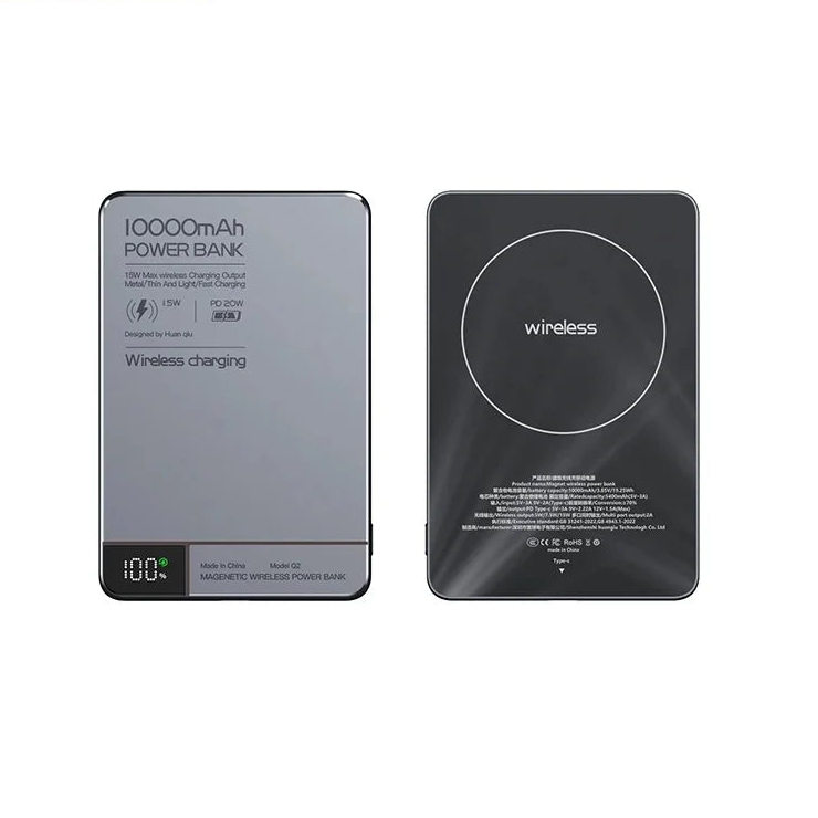 10000Mah Magnetic Wireless Power Bank PD 20W Fast Charging Portable External Battery for Magsafe for Iphone Android Samsung
